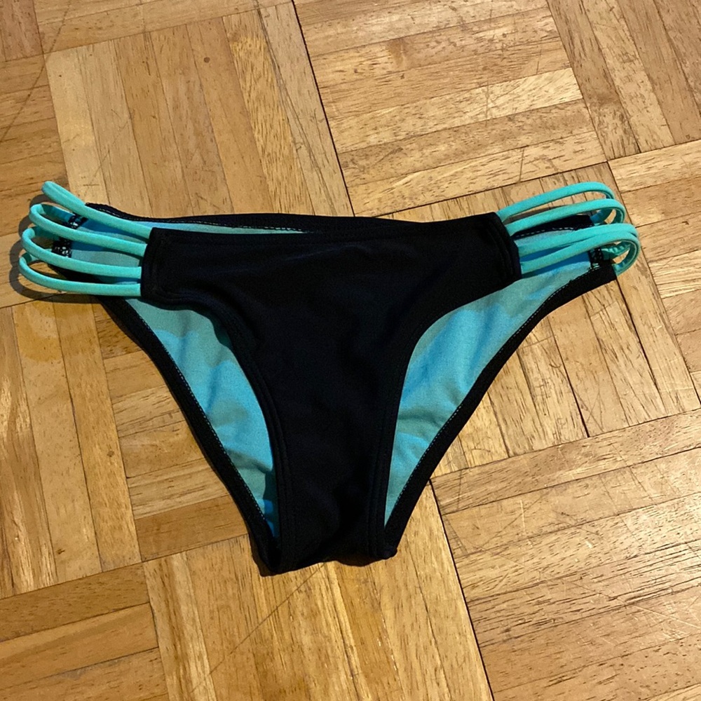 Strappy bathing suit bottoms